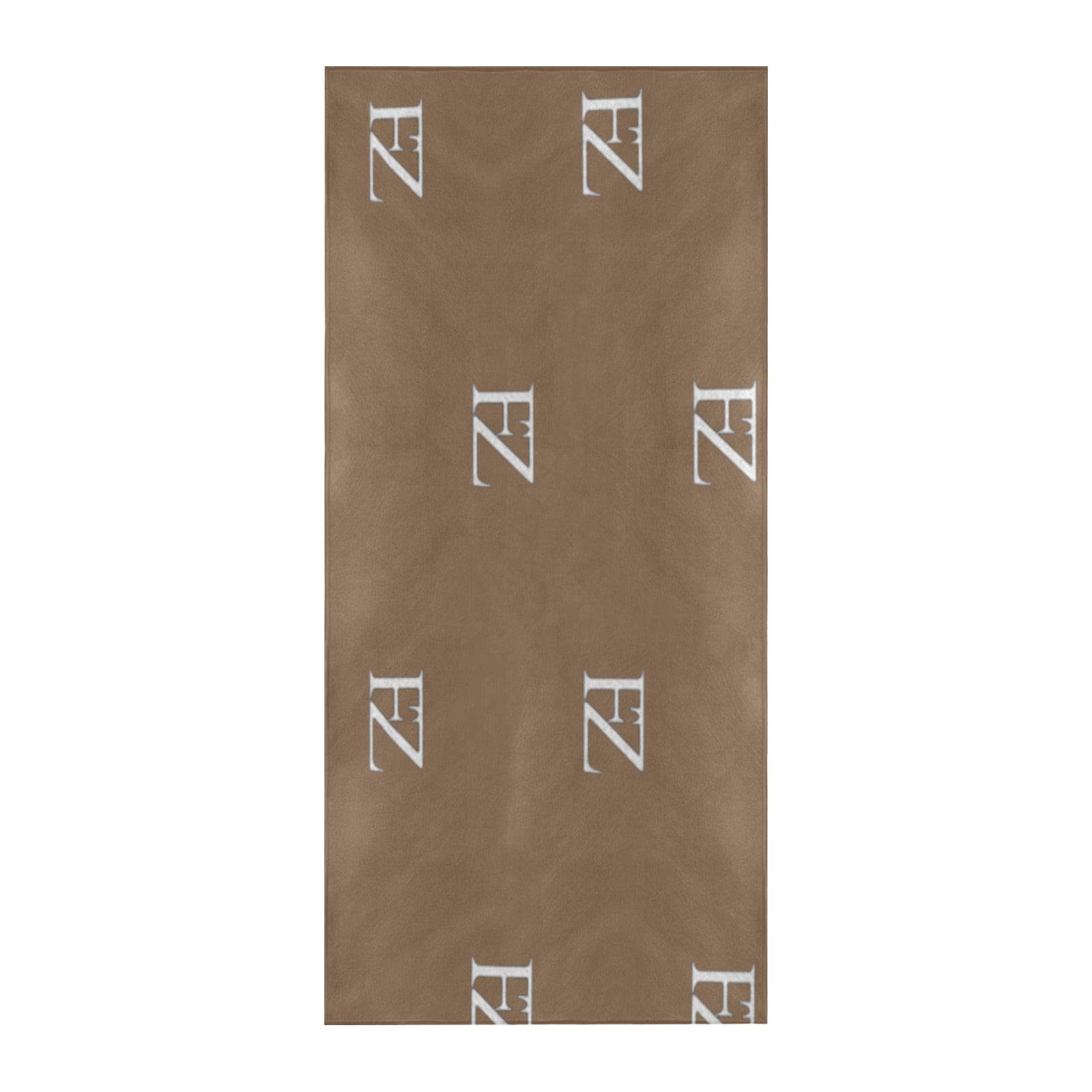 fz beach towel - brown beach towel 32"x 71"(made in queen)