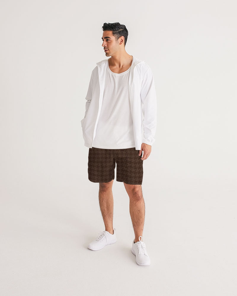 fz plaid men's jogger shorts