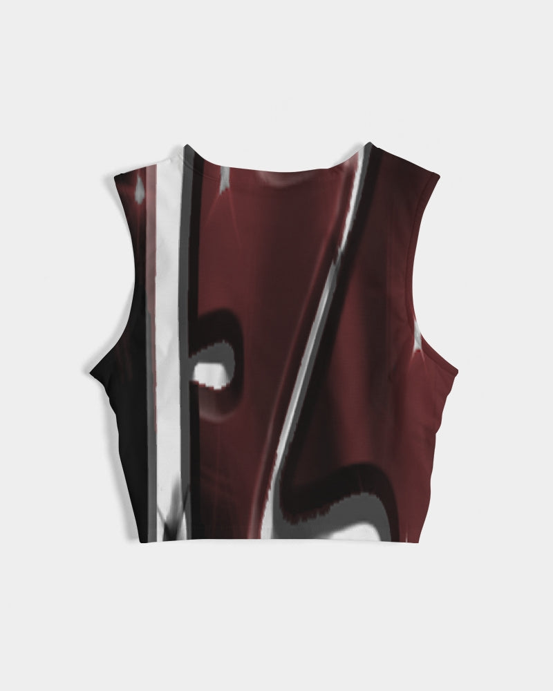 the zone circle women's twist-front tank