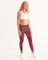 fz plaid too women's yoga pants