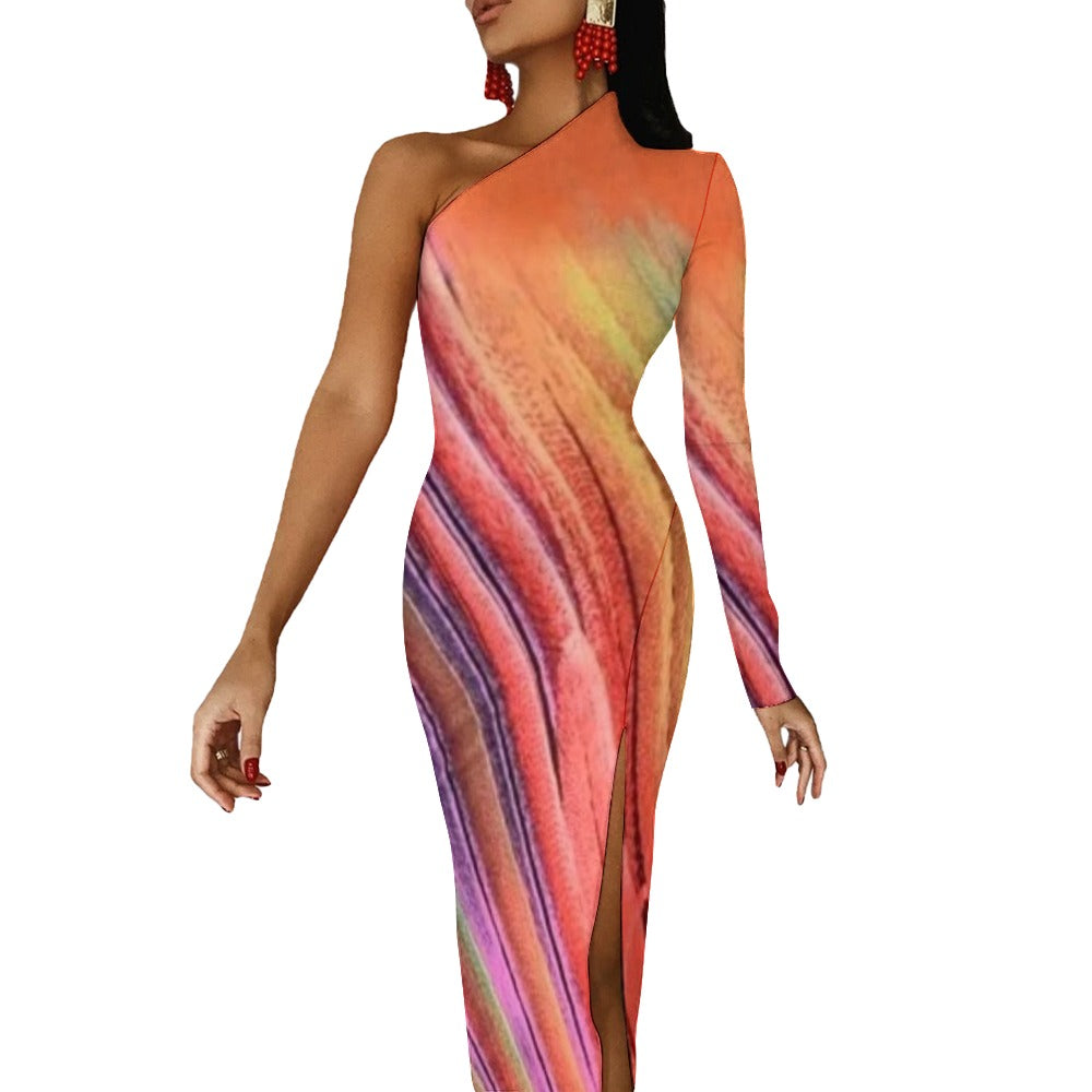 FZ Women's Half Sleeve Slit Dress - FZwear