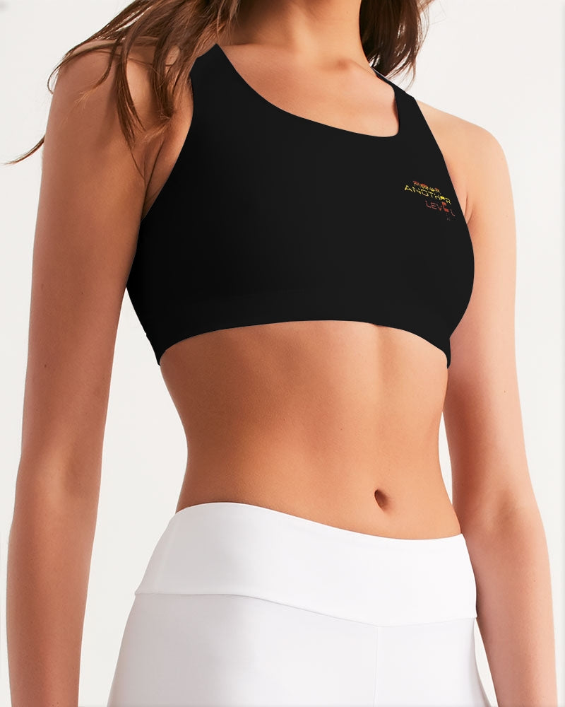 black zone women's seamless sports bra