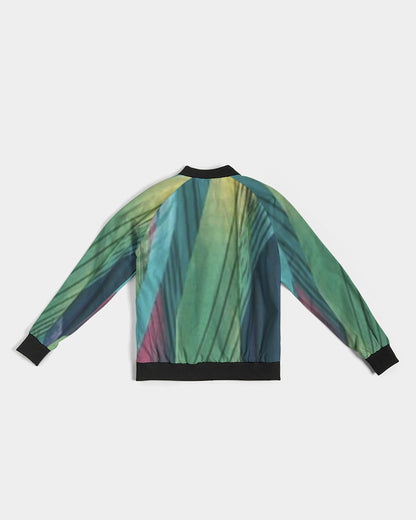 fzwear stripe women's bomber jacket