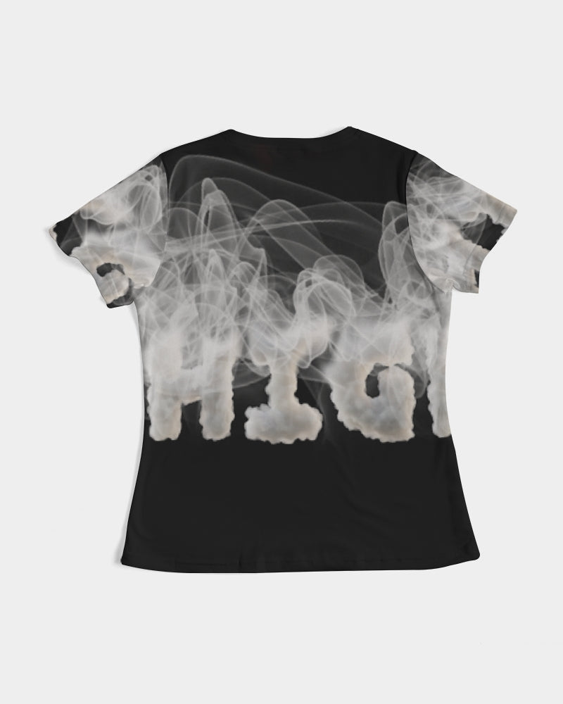 smoking the highest women's tee