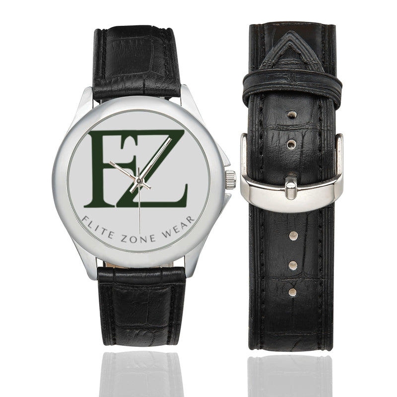 fz women's watch - zone women's classic leather strap watch (model 203)