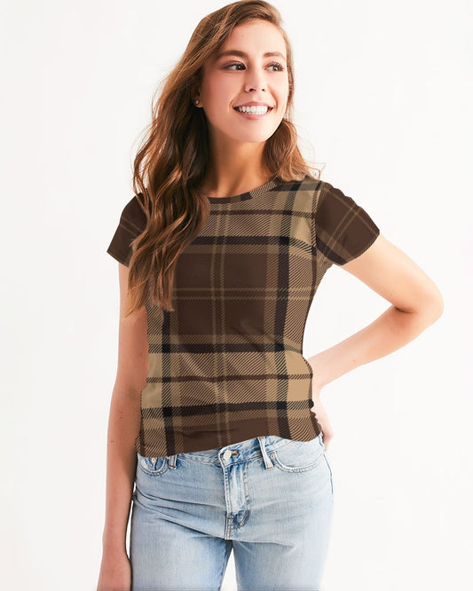 fz plaid women's tee