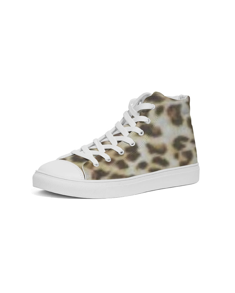 fz leopard zone men's hightop canvas shoe