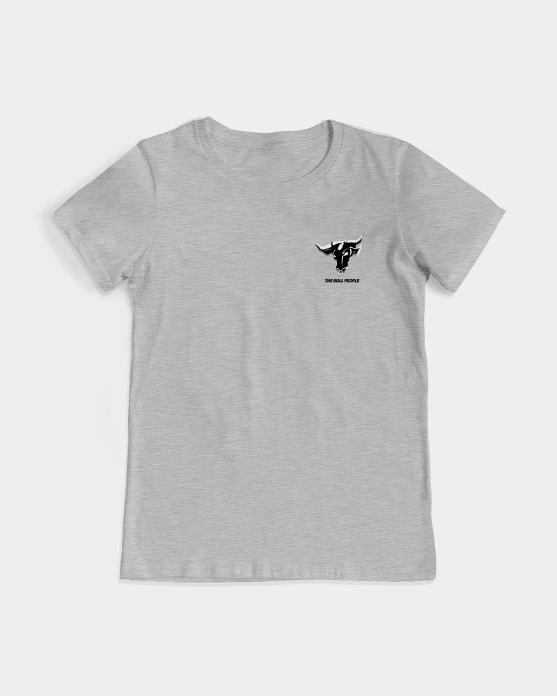 the white  bull women's graphic tee