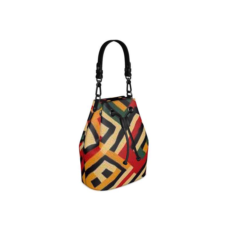 FZ DESIGNER AFRICAN PRINT BUCKET BAG - FZwear