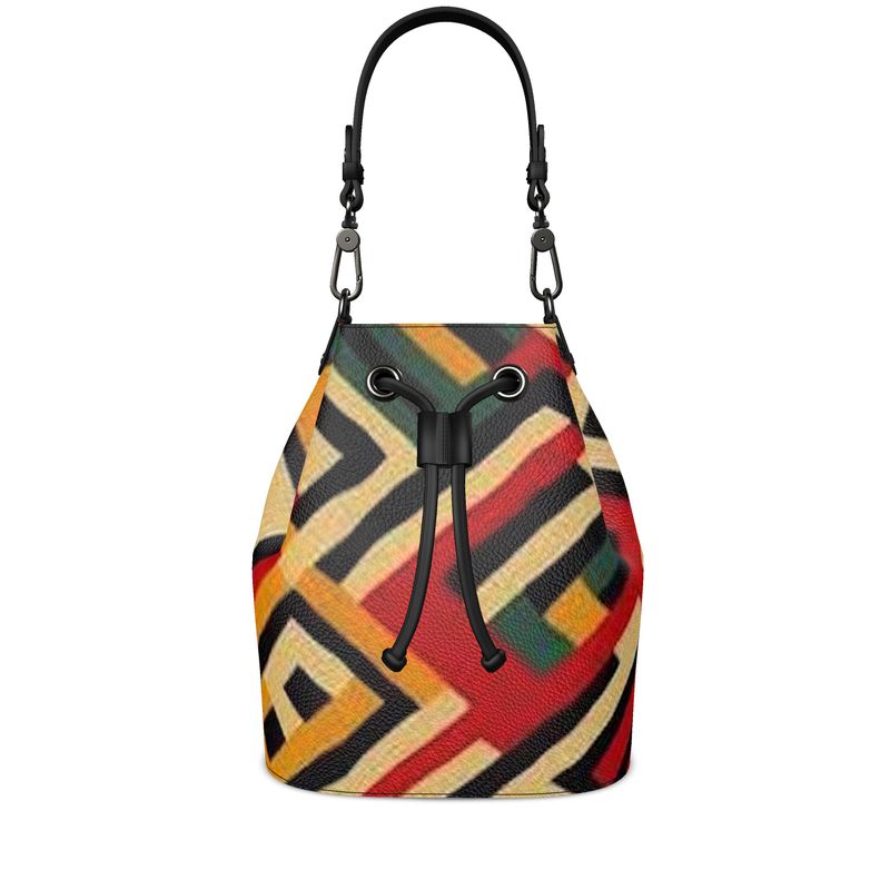 FZ DESIGNER AFRICAN PRINT BUCKET BAG - FZwear