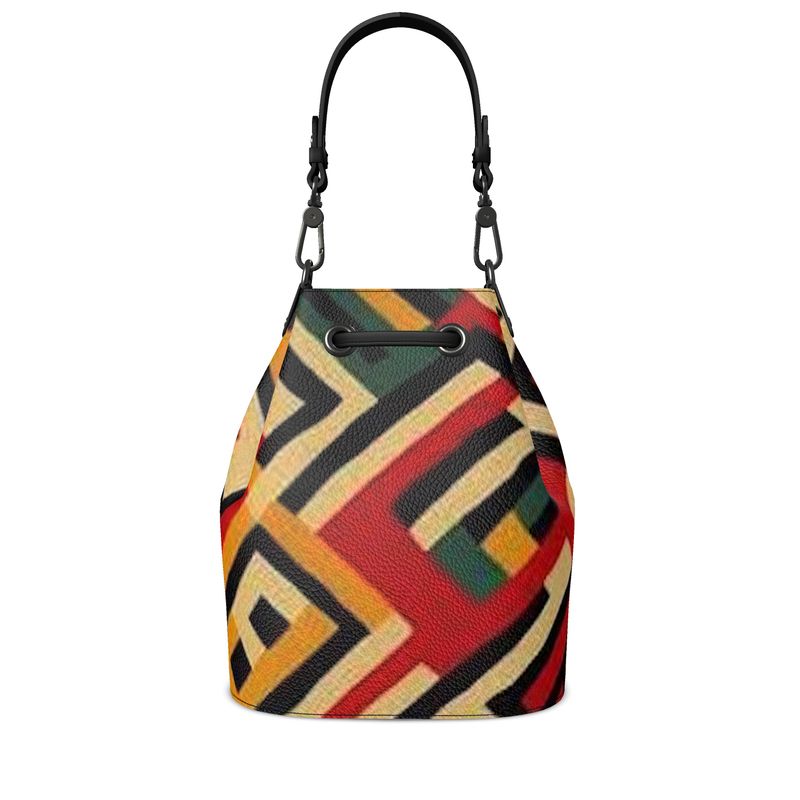 FZ DESIGNER AFRICAN PRINT BUCKET BAG - FZwear