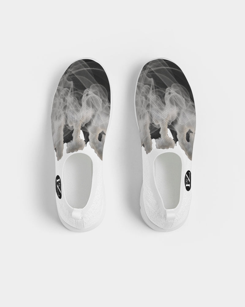 clean stamp women's slip-on flyknit shoe