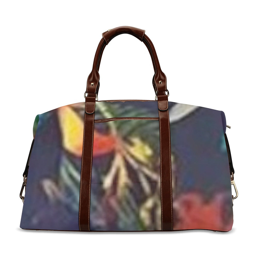 fz flowery travel bag flight bag(model 1643)