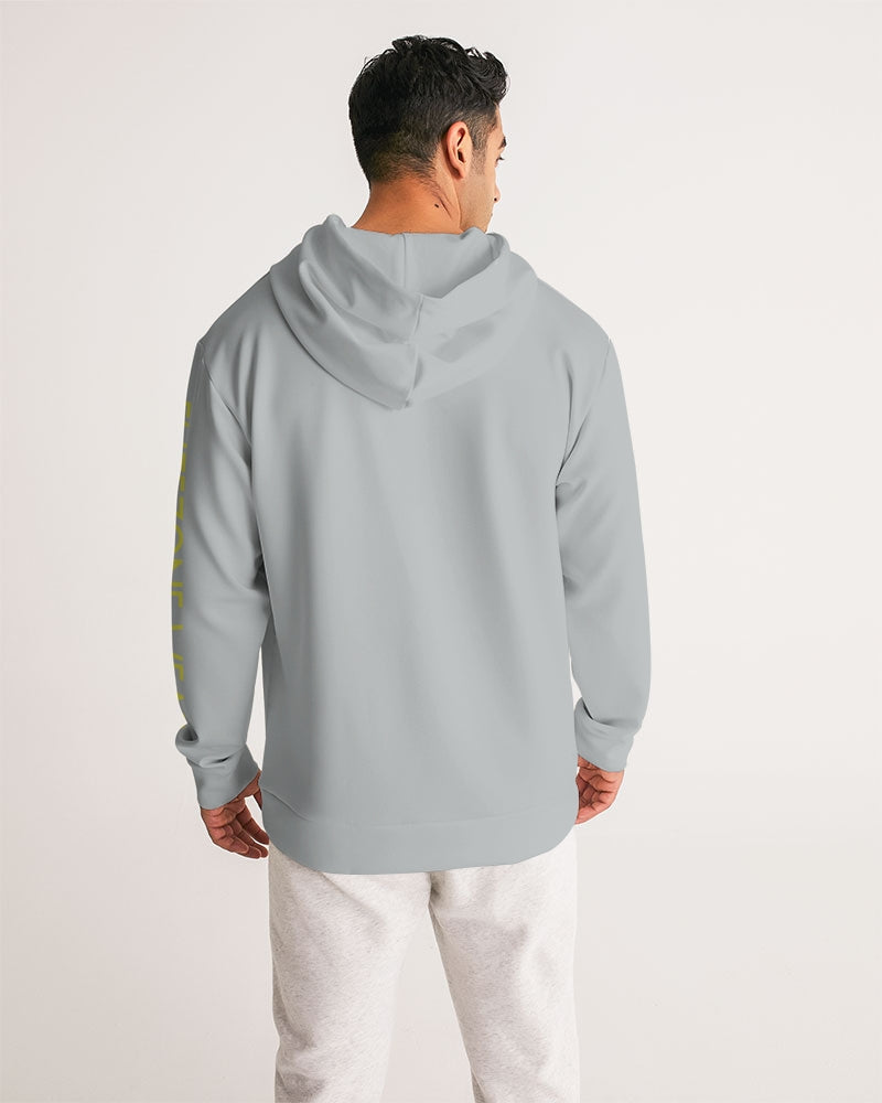 flying grey men's hoodie