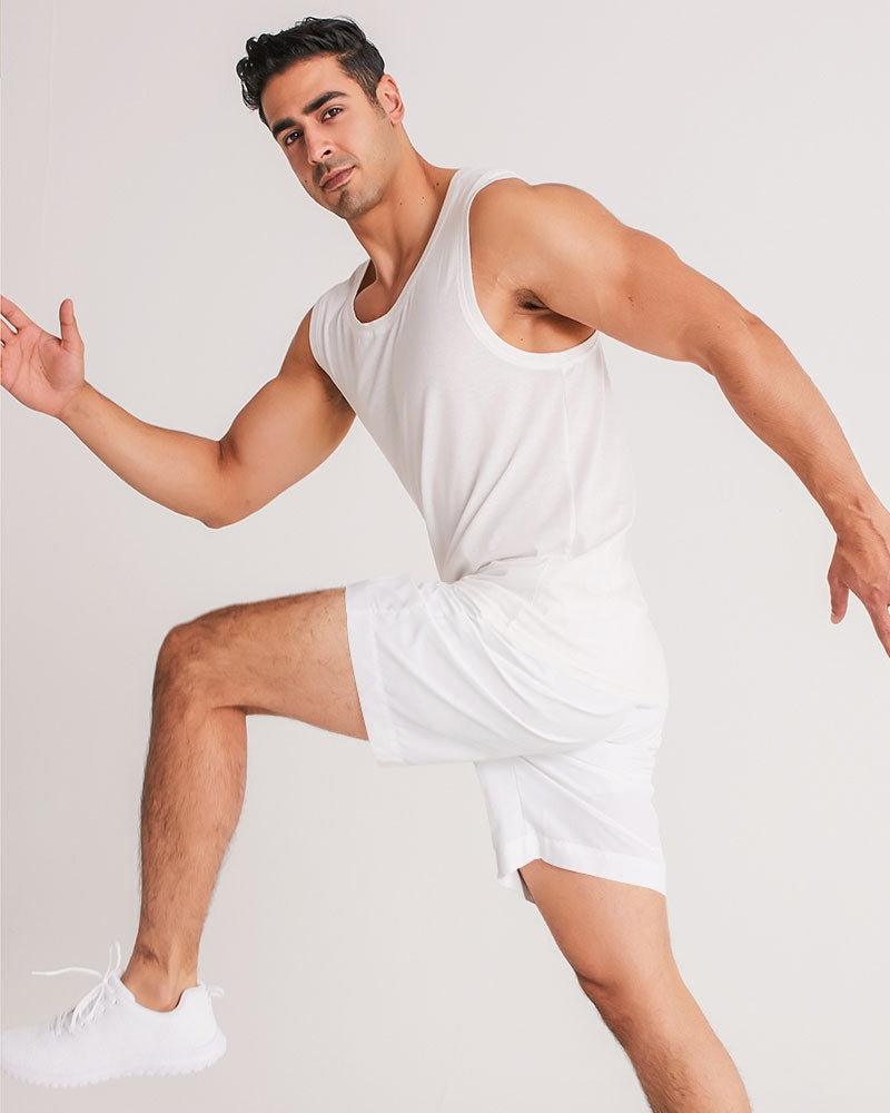 white zone men's jogger shorts