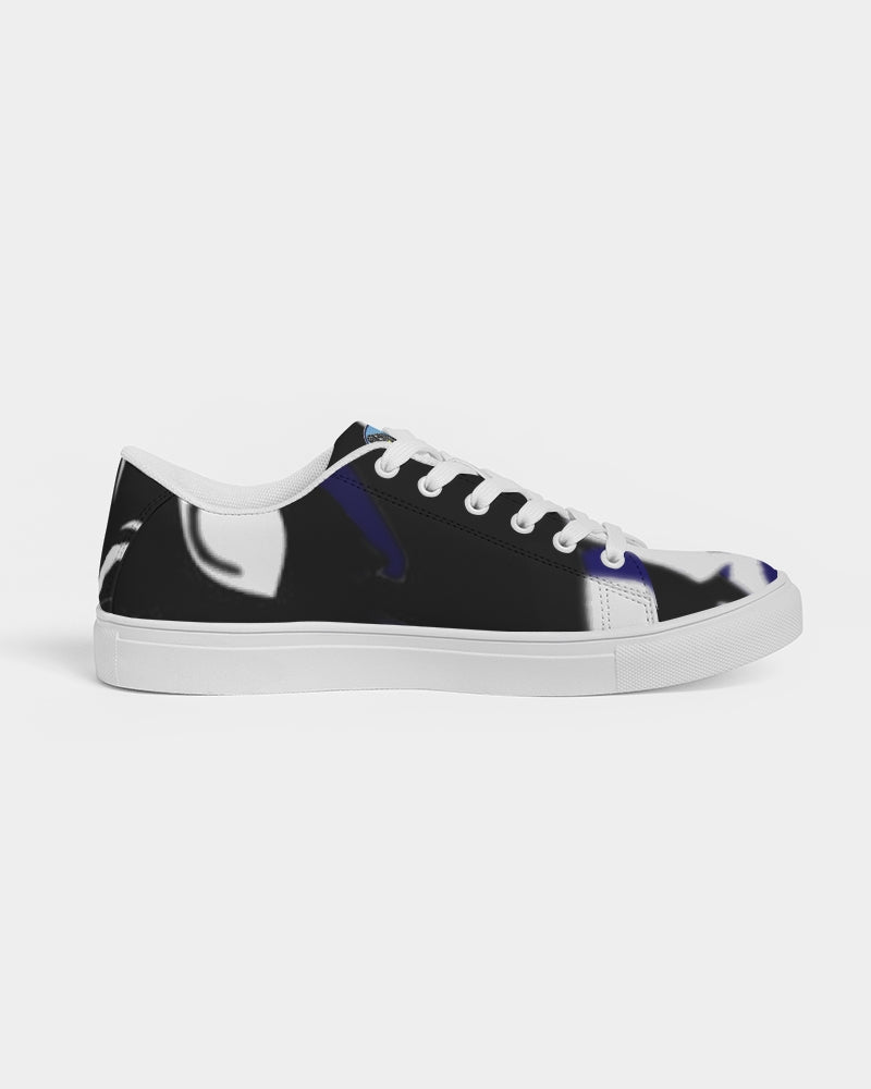 blue zone men's faux-leather sneaker