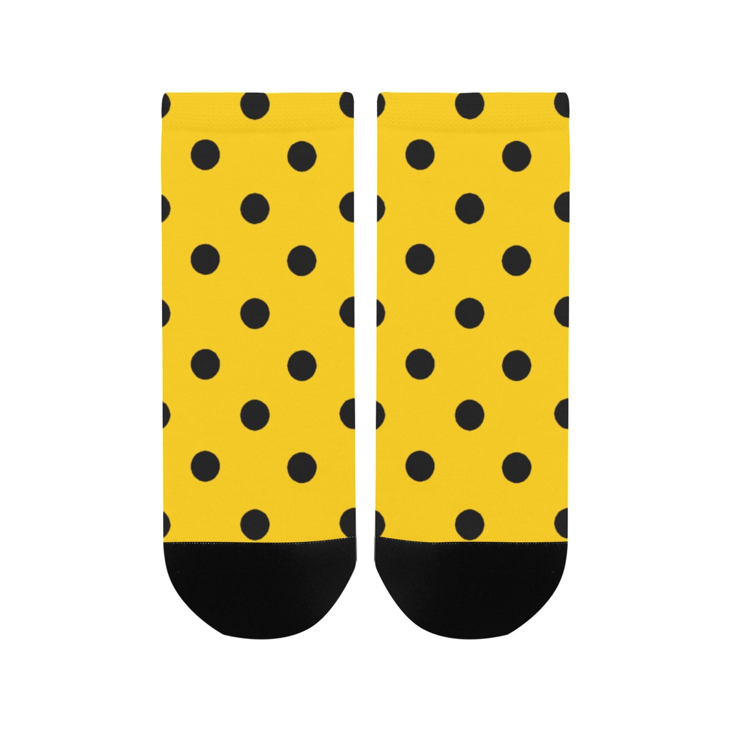 fz women's dot ankle socks one size / fz dot socks - yellow women's ankle socks