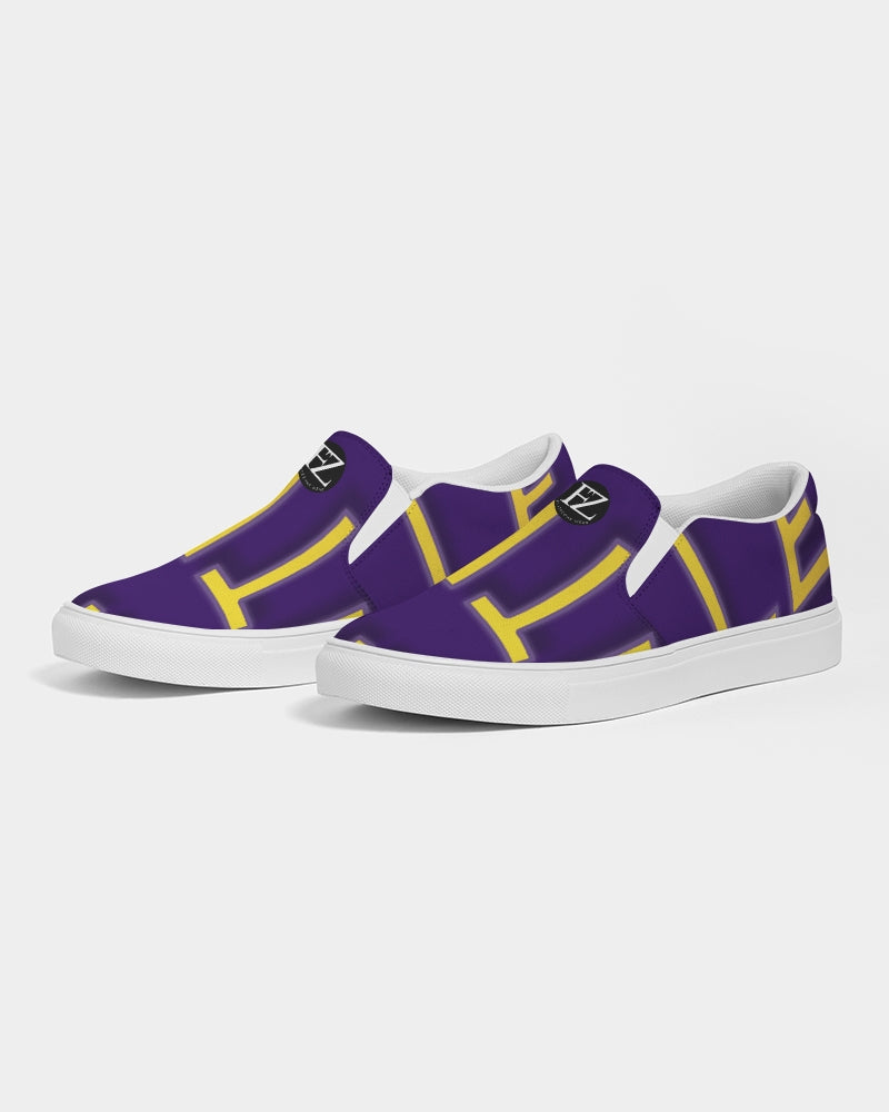 purple flite women's slip-on canvas shoe