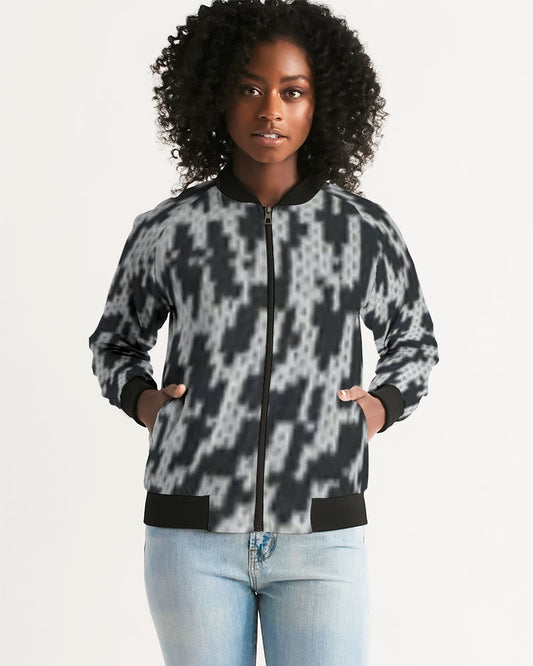 fzwear abstract women's bomber jacket