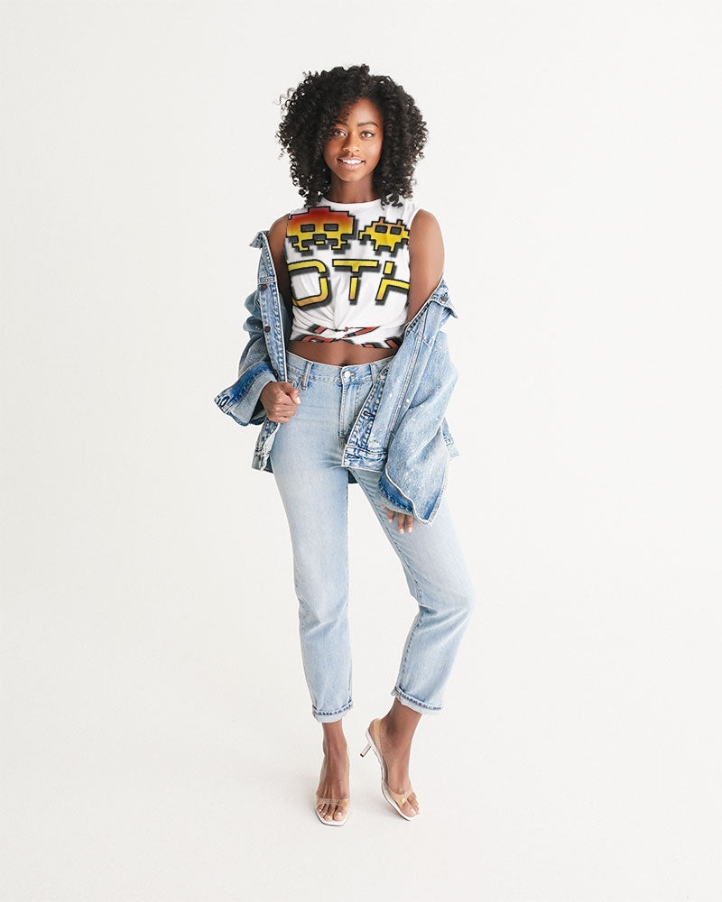 clean zone women's twist-front tank