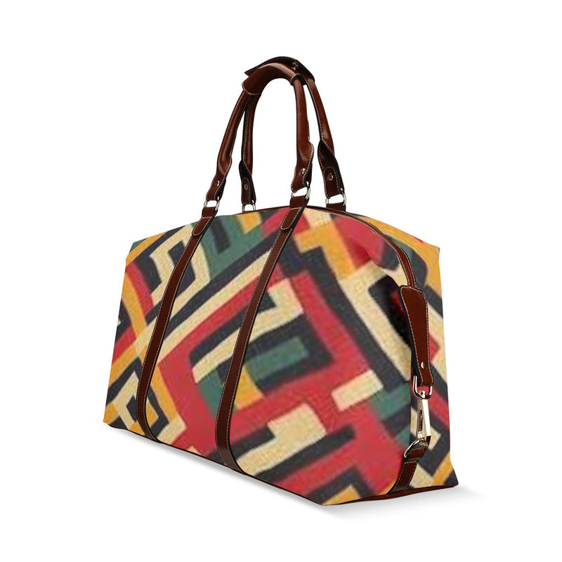 FZ AFRICAN PRINT FLIGHT TRAVEL BAG 1 - FZwear