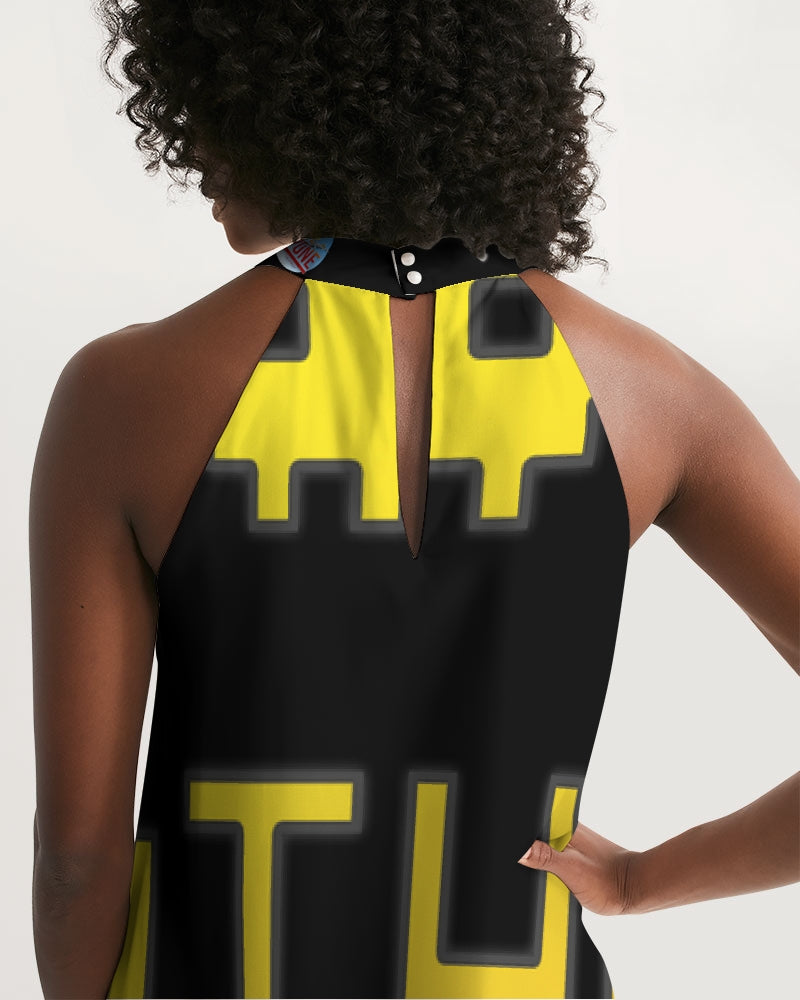 black zone women's halter dress