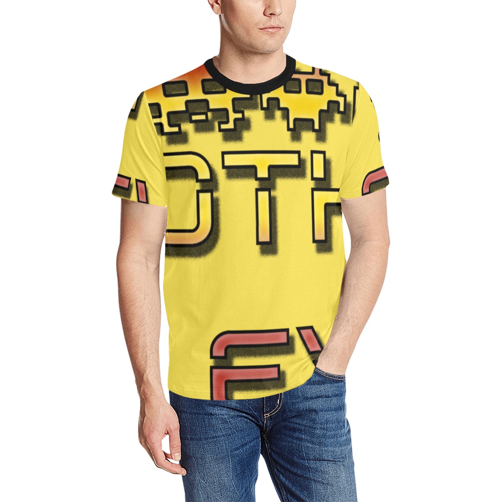 fz men's all-over tee with logo