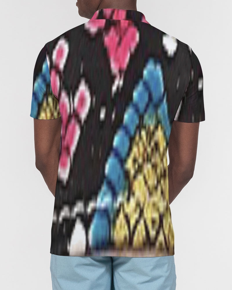 fzwear zone men's slim fit short sleeve polo