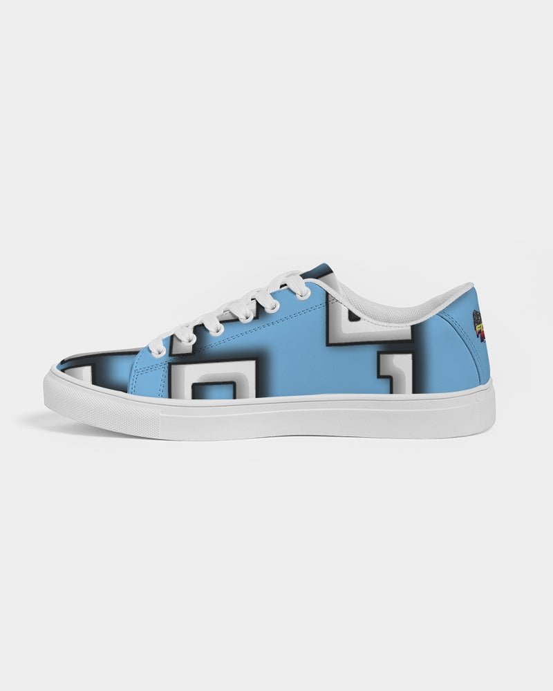 blue sky zone men's faux-leather sneaker