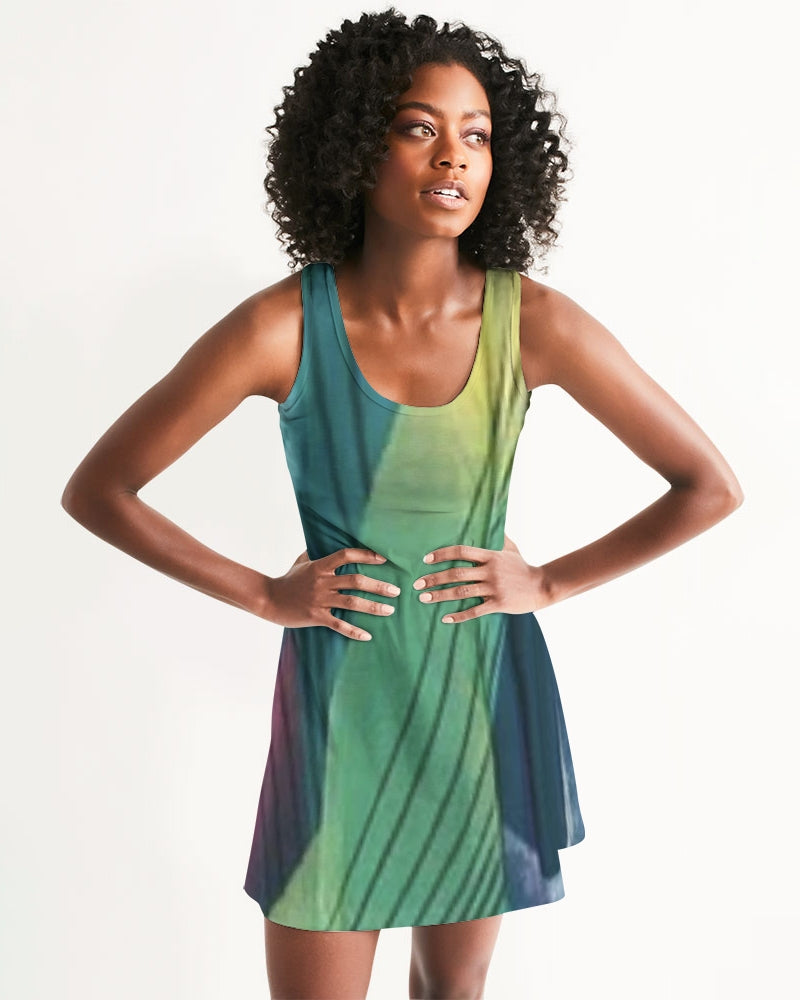 fzwear stripe women's racerback dress