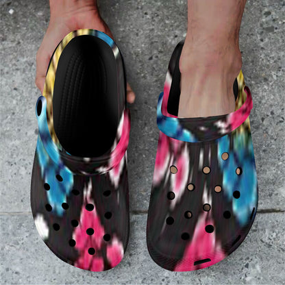 fz unisex sandals - abstract custom print adults clogs