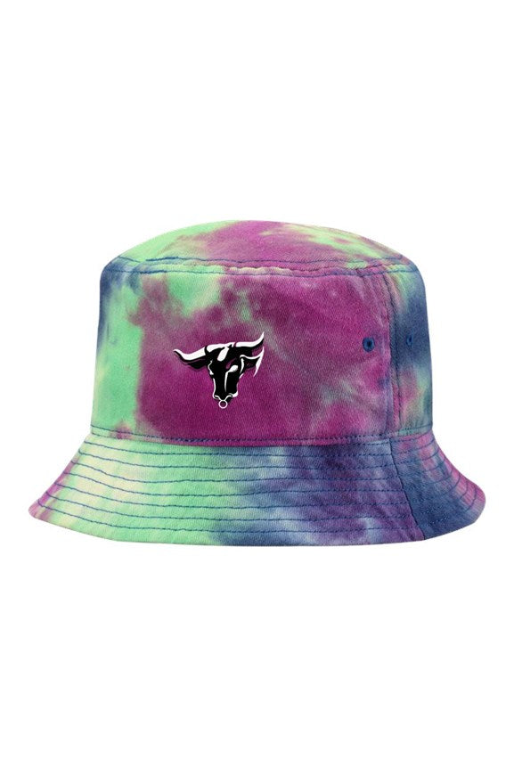 fz purple passion tie-dye bucket hat one size / purple passion