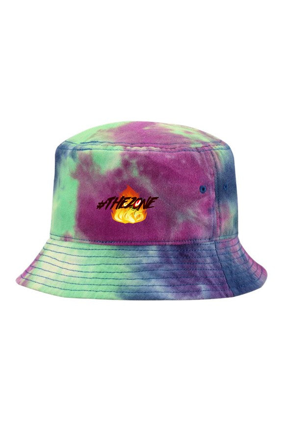 fz purple passion tie-dye bucket hat one size / purple passion