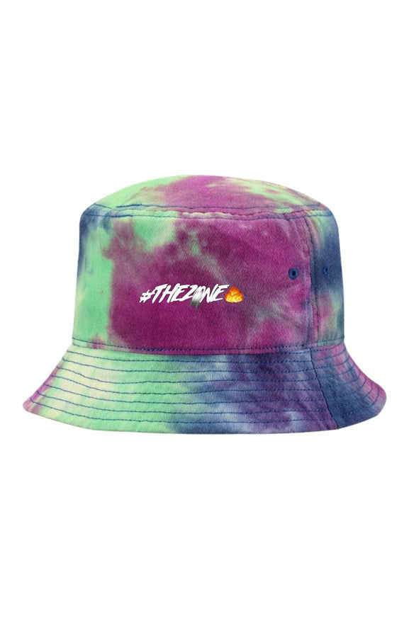 fz purple passion tie-dye bucket hat one size / purple passion