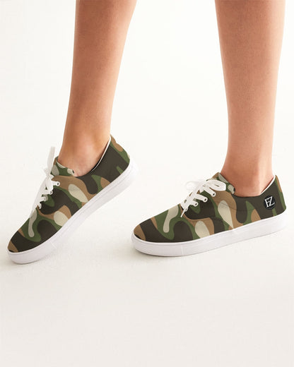 army flite women's lace up canvas shoe