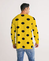 fz yellow dot men's long sleeve tee