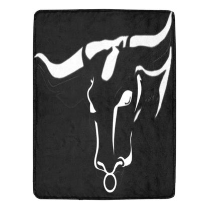 fz blanket bull (l) one size / fz bull blanket - blanket ultra-soft micro fleece blanket 60" x 80"(made in usa)