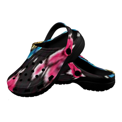 fz unisex sandals - abstract custom print adults clogs