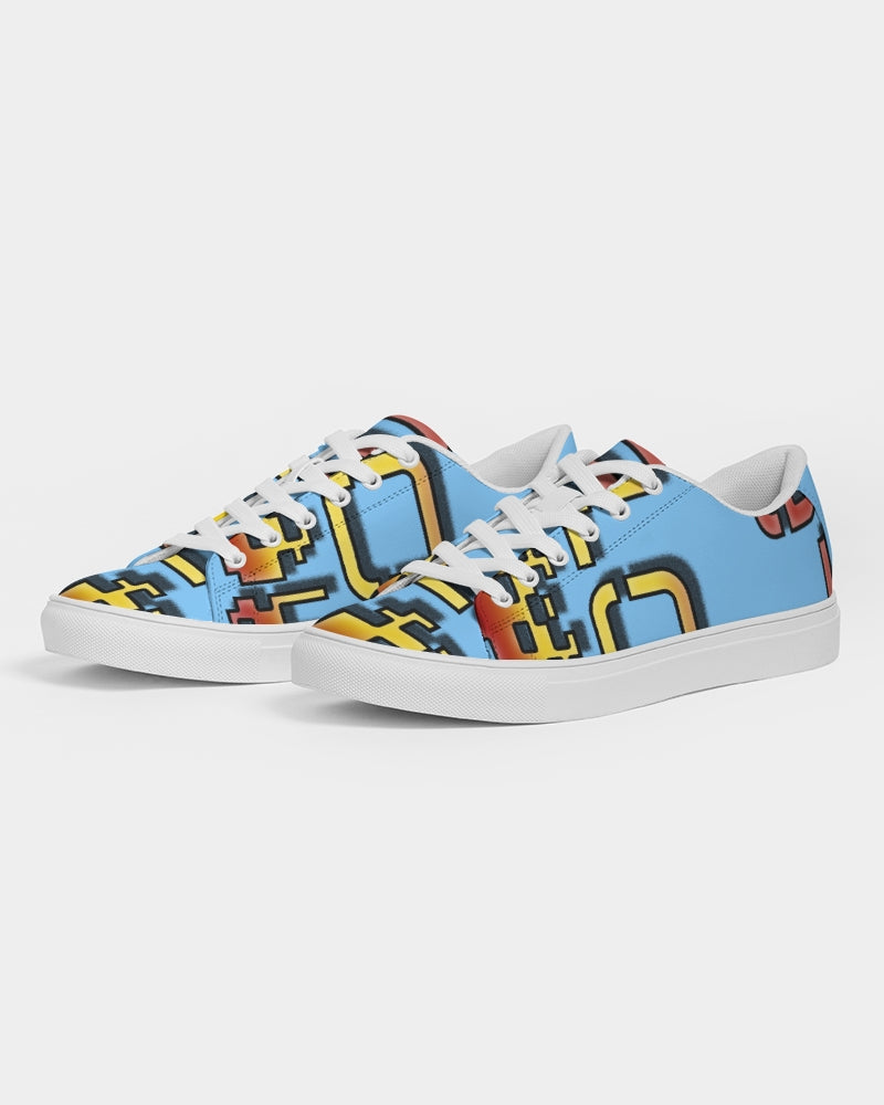 blue sky zone women's faux-leather sneaker