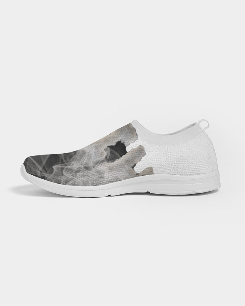 clean stamp women's slip-on flyknit shoe