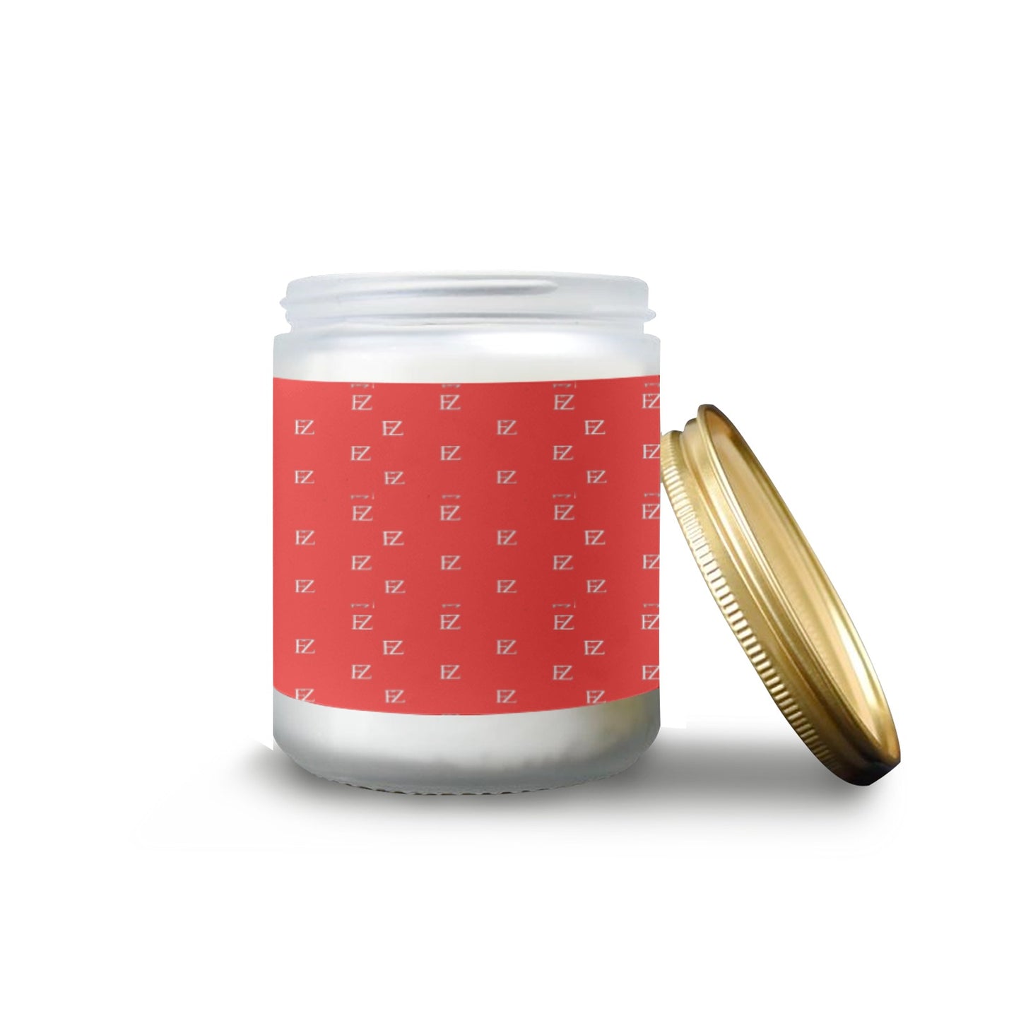 fz cented candles - red custom scented candle (made in queen)