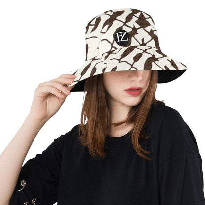 FZ Skeleton bucket hat - brown Unisex Bucket Hat