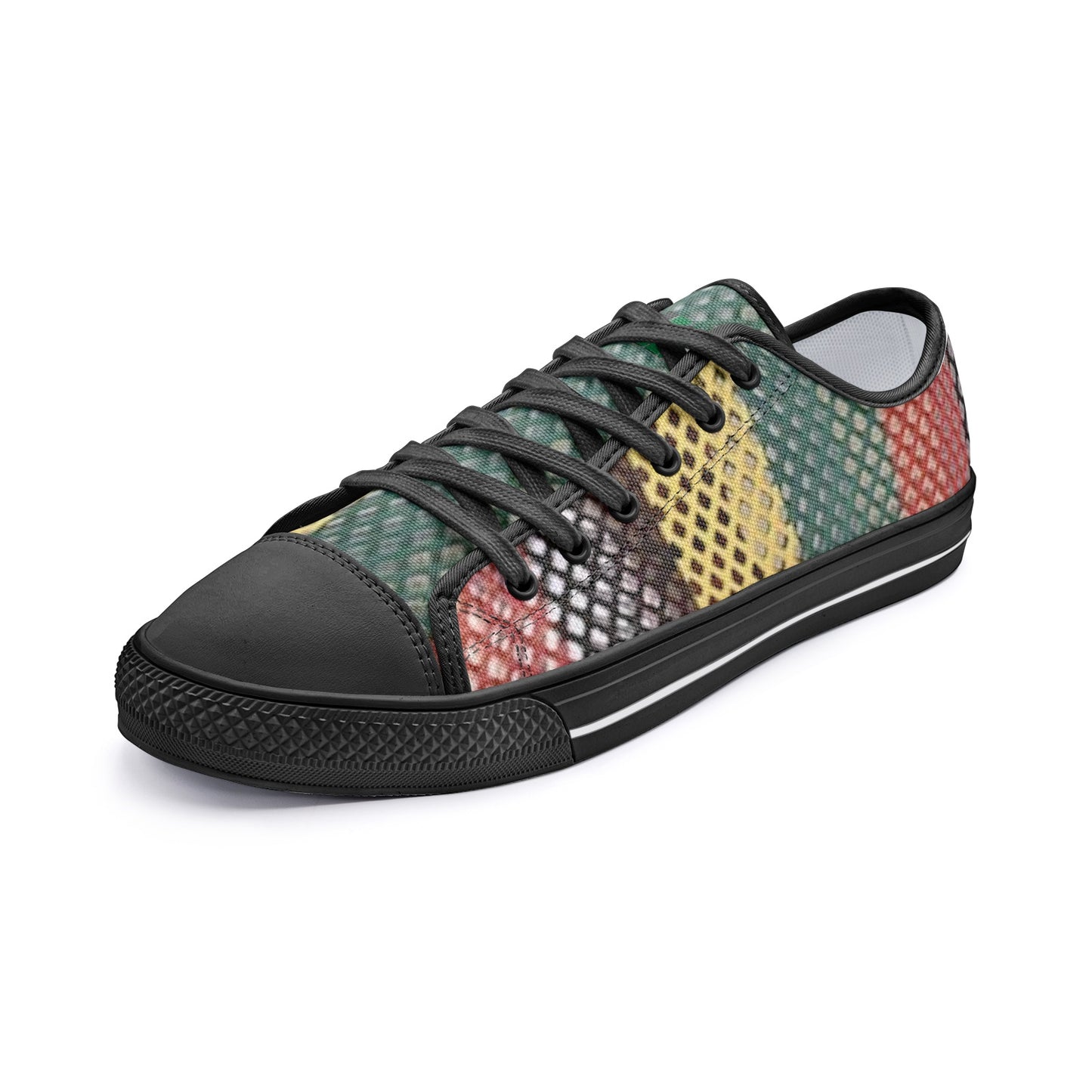 FZ Unisex Rasta Low Top Canvas Shoes - FZwear