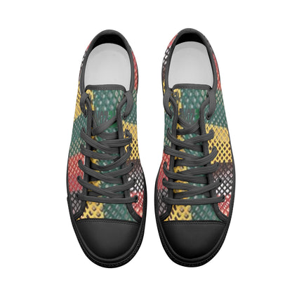 FZ Unisex Rasta Low Top Canvas Shoes - FZwear