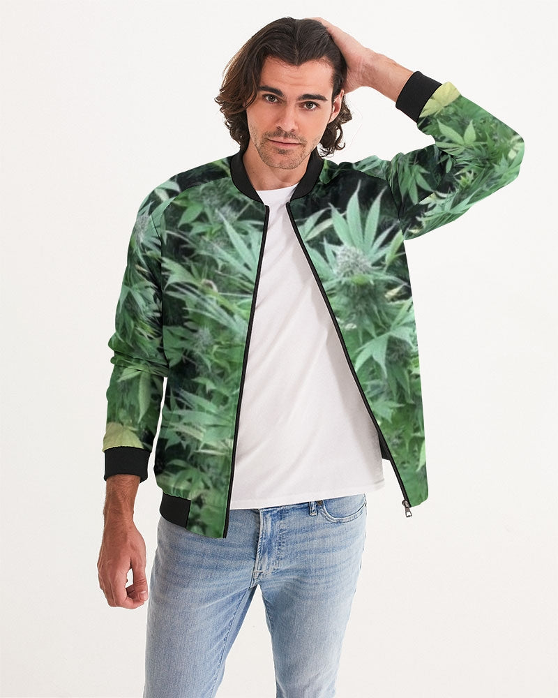 orange hill - lighter shade men's bomber jacket