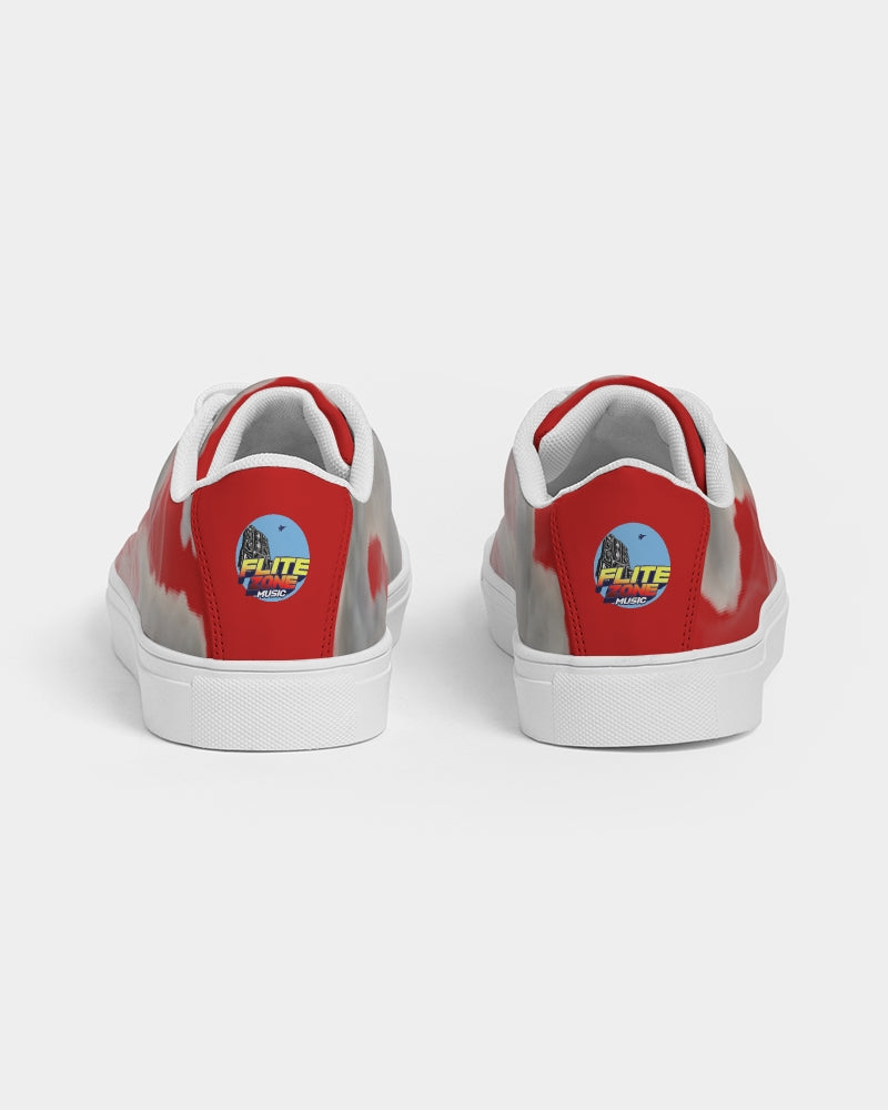 red zone men's faux-leather sneaker