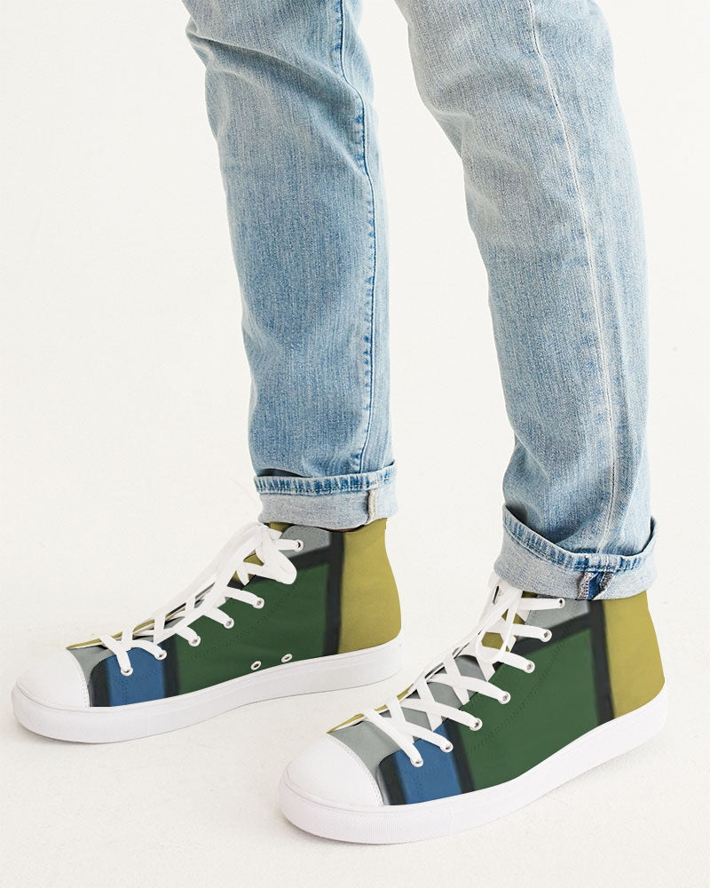 fzwear pattern zone men's hightop canvas shoe