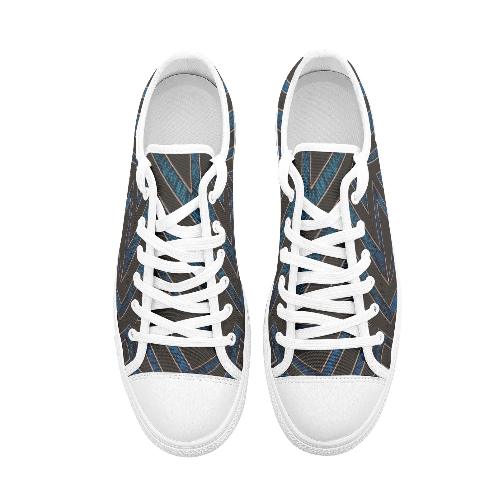 FZ African Print Unisex Low Top Canvas Shoes - FZwear