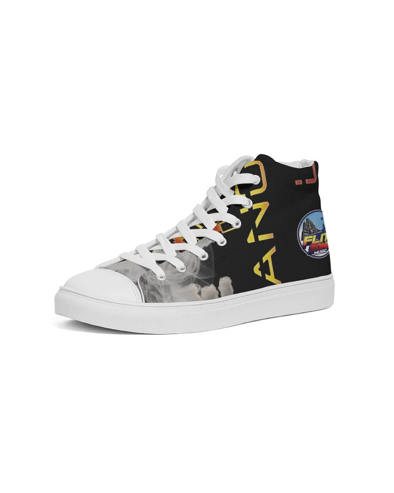 dark flite men's hightop canvas shoe