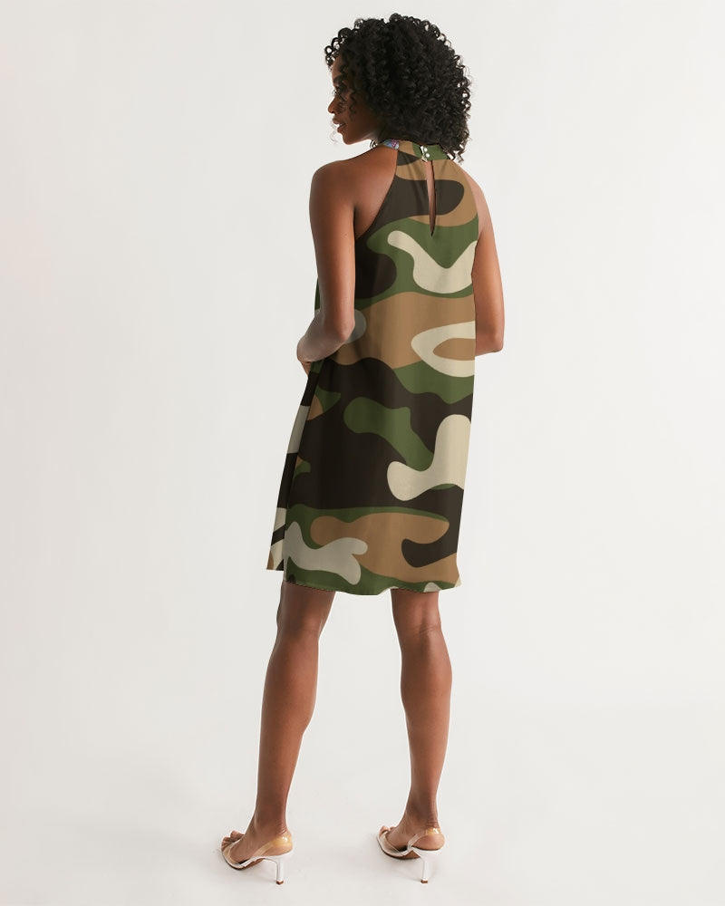 army flite women's halter dress